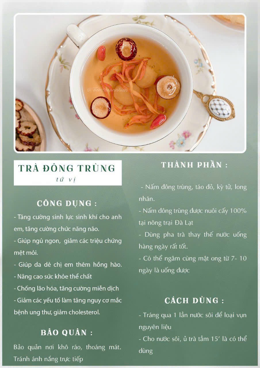 Trà đông trùng tứ vị